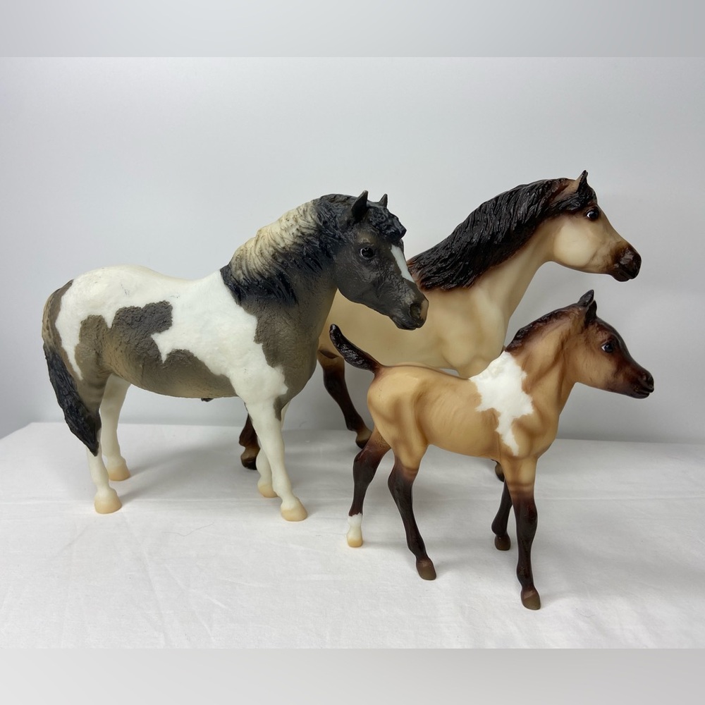 Breyer‎ Horse Model #1263 Pony Family Gift Set Reunited Again Retired 2008